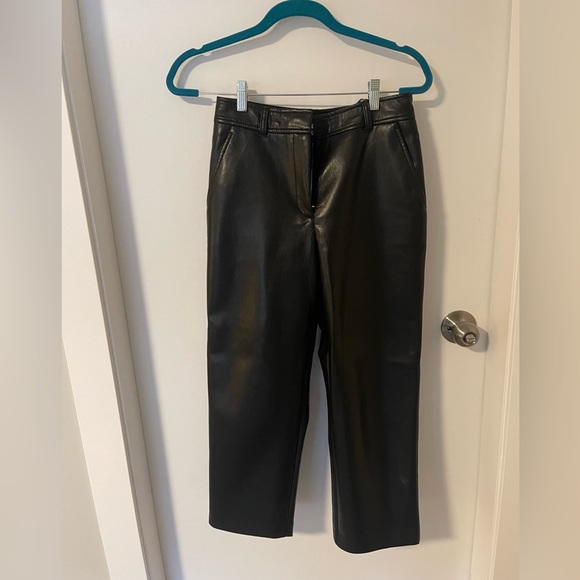 Aritzia command cropped leather pants. - Picture 3 of 3